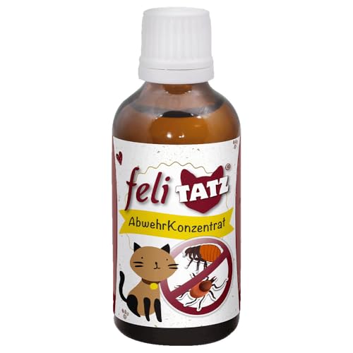 feliTATZ AbwehrKonzentrat 50 ml | Natürlicher Zeckenschutz für Katzen feliTATZ AbwehrKonzentrat 50 ml | Natürlicher Zeckenschutz für Katzen von cdVet