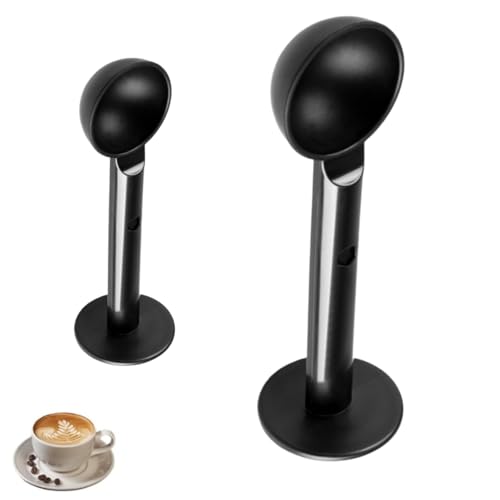 2-in-1-Kaffeelöffel aus Kunststoff, Doppelzweck, Pulverhammer, multifunktionaler Halter, Mess- und Zerkleinerungswerkzeug (2 Stück, 51 mm Kaffeegriff, universeller Typ) von cdipkif