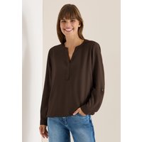 Cecil Langarmbluse in Unifarbe von cecil