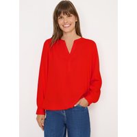 Cecil Langarmbluse in Unifarbe von cecil