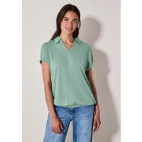 Cecil Poloshirt mit Elastiksaum Cecil Poloshirt mit Elastiksaum von cecil