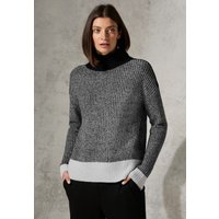 Cecil Rollkragenpullover im Melange Look von cecil