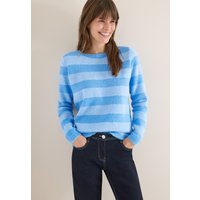 Cecil Rundhalspullover mit Streifenmuster von cecil