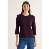 Cecil Rundhalsshirt aus Baumwolle mit Stretchante Cecil Rundhalsshirt aus Baumwolle mit Stretchante von cecil