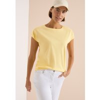 Cecil Rundhalsshirt mit Raffung von cecil