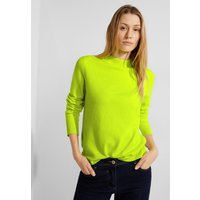 Cecil Stehkragenpullover, aus softem Materialmix von cecil