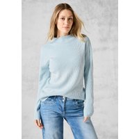 Cecil Strickpullover, mit Materialmix von cecil
