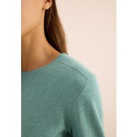 Cecil Strickpullover mit feinem Detail an der Schulter und Viskose-Anteil von cecil