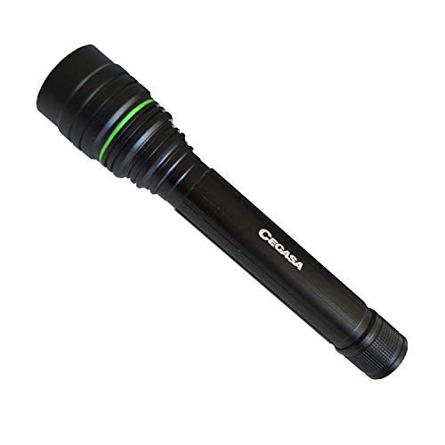 Cegasa Taschenlampe, Schwarz, 22,5 x 5 cm Durchmesser (+ 2 cm) von cegasa