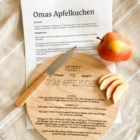 Schneidebrett, Holzbrett, Frühstücksbrett Mit Deinem Rezept | Personalisierbar von celebrateandlive