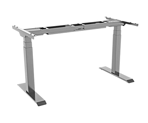 celexon elektrisch höhenverstellbarer Schreibtisch grau Pro eAdjust - stufenlos, ergonomisch, passend zu allen gängigen Tischplatten - ideal für Homeoffice und Büro - mit Touchpanel und Memoryfunktion celexon elektrisch höhenverstellbarer Schreibtisch grau Pro eAdjust - stufenlos, ergonomisch, passend zu allen gängigen Tischplatten - ideal für Homeoffice und Büro - mit Touchpanel und Memoryfunktion von celexon