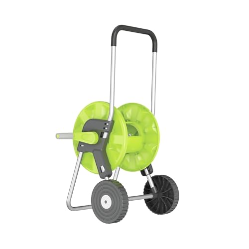 Cellfast 55-251 Economic Gartenschlauchwagen Schlauchwagen mit 2 Rädern bis 45m 1/2" Länge Grau von Cellfast