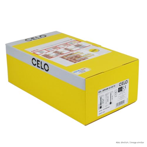Celo Rahmendübel 10x115 MFR - Dübel mit vormontierter Sechskantschraube - für Fassade und Anbauteile aus Holz und Metall, Stahl verzinkt - 50 Stück von CELO
