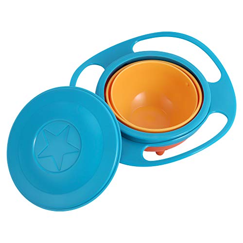 censhaorme Universal-Gyro Bowl Anti Spill Bowl Glatte 360 ​​Grad Rotation Gyroscopic Schüssel für Baby von censhaorme