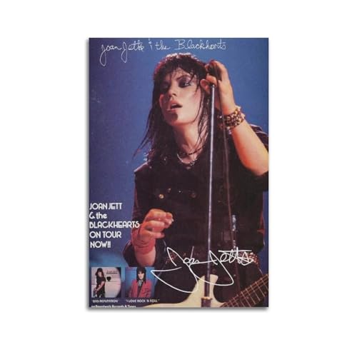 ceok Joan Jett Poster Moive Poster Wandkunst Dekor Druck Bild Gemälde für Wohnzimmer Schlafzimmer Dekoration 30 x 45 cm ungerahmt von ceok