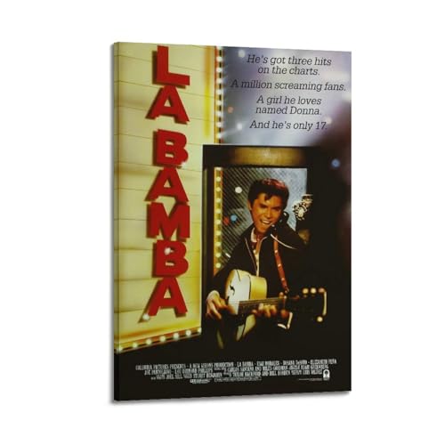 ceok La Bamba Moive Poster, Wandkunst, Dekordruck, Bild, Gemälde für Wohnzimmer, Schlafzimmer, Dekoration, 30 x 45 cm, Rahmenstil von ceok