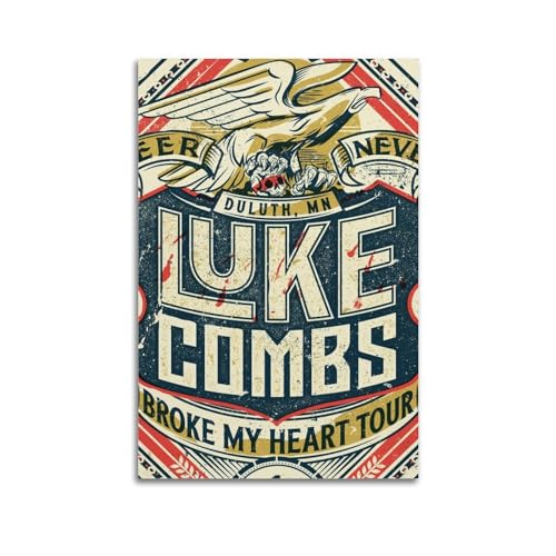 ceok Luke Combs Moive Poster, Wandkunst, Dekordruck, Bild, Gemälde für Wohnzimmer, Schlafzimmer, Dekoration, 30 x 45 cm, ungerahmt ceok Luke Combs Moive Poster, Wandkunst, Dekordruck, Bild, Gemälde für Wohnzimmer, Schlafzimmer, Dekoration, 30 x 45 cm, ungerahmt von ceok