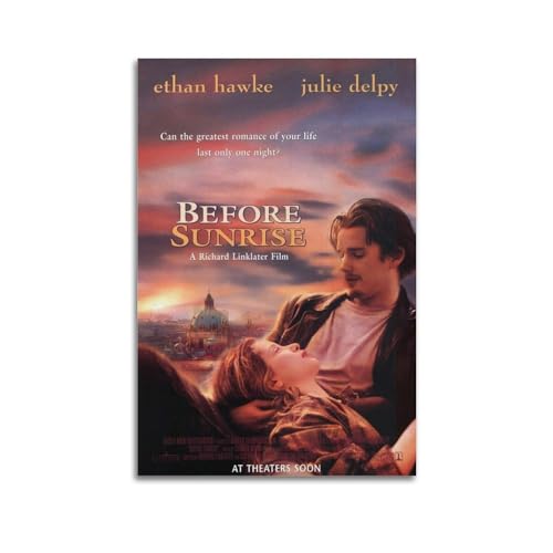 ceok Poster "Before Sunrise Moive", Wandkunst, Dekordruck, Bild, Gemälde für Wohnzimmer, Schlafzimmer, Dekoration, 30 x 45 cm, ungerahmt von ceok