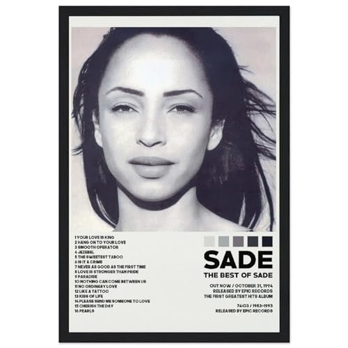 ceok Sade Poster The Best of Sade Moive Poster, Wandkunst, Dekor, Druck, Bild, Gemälde für Wohnzimmer, Schlafzimmer, Dekoration, 20 x 30 cm, Stil ceok Sade Poster The Best of Sade Moive Poster, Wandkunst, Dekor, Druck, Bild, Gemälde für Wohnzimmer, Schlafzimmer, Dekoration, 20 x 30 cm, Stil von ceok
