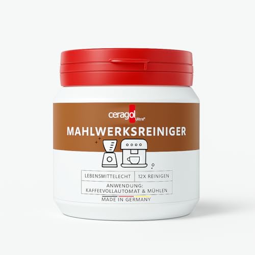 ceragol ultra Mahlwerks-Reiniger, 200g – Reinigungs-Granulat für Kaffee-Vollautomaten und Mühlen aller Art, Reinigungsbohnen für 12 Anwendungen ceragol ultra Mahlwerks-Reiniger, 200g – Reinigungs-Granulat für Kaffee-Vollautomaten und Mühlen aller Art, Reinigungsbohnen für 12 Anwendungen von ceragol ultra