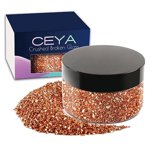 Ceya Crushed unregelmäßiges Glas 5.3oz/150 g Bronze Metallic Kristallchips gebrochenes Glas Glitzer 2-4 mm Handwerk Glitzer für Nagelkunst Epoxidharz Form Untersetzer Telefonkasten Schmuckherstellung Ceya Crushed unregelmäßiges Glas 5.3oz/150 g Bronze Metallic Kristallchips gebrochenes Glas Glitzer 2-4 mm Handwerk Glitzer für Nagelkunst Epoxidharz Form Untersetzer Telefonkasten Schmuckherstellung von ceya