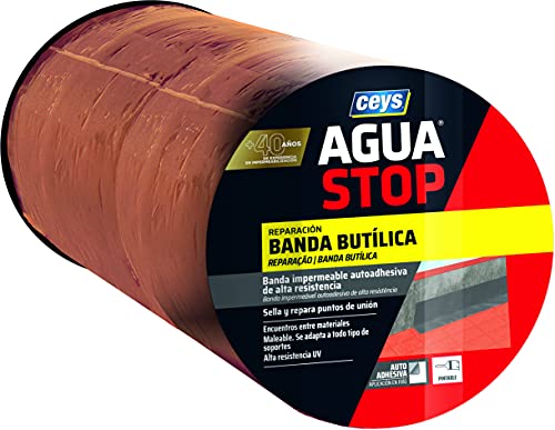 AGUA STOP BANDA BUTILICA IMPERMEABLE CEYS (30 CM X 10 M, TEJA) von ceys