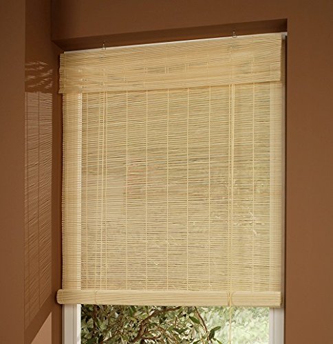 CG-Sonnenschutz Bambusrollo Bambus Holzrollo Natur (80 x 160 cm) von CG-Sonnenschutz