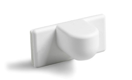 CG-Sonnenschutz Magnethalter für Sonnenschutzprodukte mit magnetischer Unterleiste zum kleben oder Schrauben - z.B. Aluminium Jalousien (4 Stück) von CG-Sonnenschutz