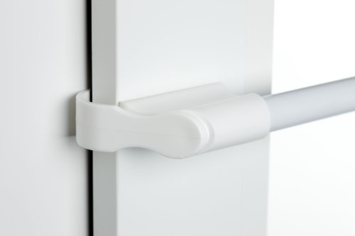 CG-Sonnenschutz Klemmstange weiß Ø 10/12mm 50-75cm für Fenster für Scheibengardinen, Spannvitrage, Vitragestange für Fenster von cg-sonnenschutz