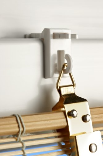 Klemmträger Easyfit Bambus (Nr.15) für Bambusrollos oder leichten Fensterschmuk 6er Set von cg-sonnenschutz