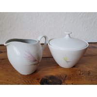 Zuckerdose Und Milchkännchen Set Mit Zartem 50Er Dekor Zuckerdose Und Milchkännchen Set Mit Zartem 50Er Dekor von chAnGeeHD