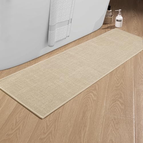 chakme Badezimmerteppich 43 x 150 cm rutschfeste Badematte mit Gummi Rückseite Badteppich rutschfest waschbar Badvorleger Bad Teppich Badezimmer Duschvorleger Beige chakme Badezimmerteppich 43 x 150 cm rutschfeste Badematte mit Gummi Rückseite Badteppich rutschfest waschbar Badvorleger Bad Teppich Badezimmer Duschvorleger Beige von chakme