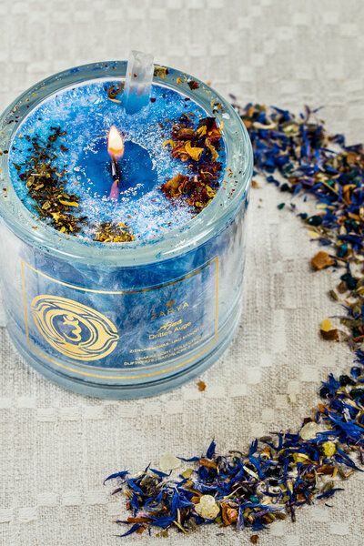 ZARYA Chakra–Duftkerze aus Bio-Stearin von ZARYA