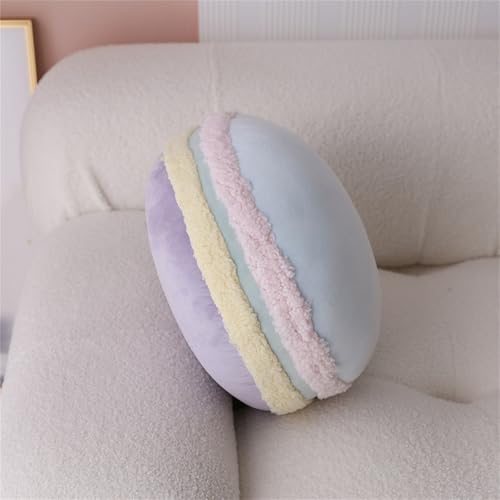 Rundes Kissen Plüschkissen Taillenpolster Macaron Weiches Kissen, Kreatives Keksförmiges Kissen Plüsch Rundes Kissen Dekoratives Sofa Rückenlehne Sitz Taillenkissen Büro (blau lila Clip grün,40x40 cm) Rundes Kissen Plüschkissen Taillenpolster Macaron Weiches Kissen, Kreatives Keksförmiges Kissen Plüsch Rundes Kissen Dekoratives Sofa Rückenlehne Sitz Taillenkissen Büro (blau lila Clip grün,40x40 cm) von champracer