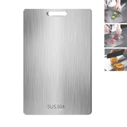 Titan Schneidebrett, Yamato-Schneidebrett, Titanware Cutting Board, 2024 Aus Reinem Titan für Die KüChe, für Fleisch, GemüSe, Obst Schneiden (46x30 cm) von champracer