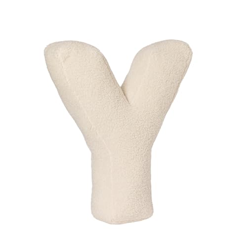 champracer Buchstaben Kissen, Englisches Alphabet Kissen, Initialenkissen, Buchstabenkissen Mit Englischem Alphabet Von A Bis Z, für Sofa, Schlafzimmer, Wohnzimmerdekor (Y,40 * 35 * 10 cm) von champracer