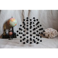 Vintage Molekülmodell Aus Graphit. Graphit Wissenschaftliches Molekularmodell. Chemie Modell. Wunderschön Schmuckschrank. Naturlehre von chanterellevintage