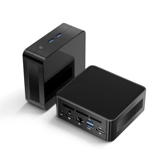 chatreey Mini PC mit AMD Ryzen 5 3550H (Bis zu 3.7GHz, 4C/8T) 16GB+512GB, Windows 11 Pro Triple 4K 60Hz Display Mini Desktop Computer, mit Type-C/USB 3.0/Wi-Fi5/BT 4.2 für Schule/Büro/Heimkino von chatreey