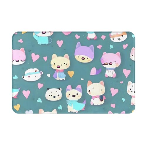 chenfandi Fußmatte mit süßem kleinen Fuchs, saugfähig und rutschfest, 60 x 40 cm, für Foyer, Eingang, Schlafzimmer chenfandi Fußmatte mit süßem kleinen Fuchs, saugfähig und rutschfest, 60 x 40 cm, für Foyer, Eingang, Schlafzimmer von chenfandi