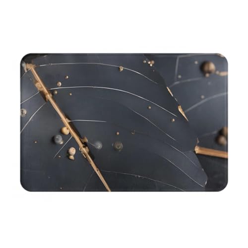 chenfandi Fußmatte mit verzauberter Pflanze, saugfähige und rutschfeste Willkommensmatte, 60 x 40 cm, für Foyer, Eingang, Schlafzimmer von chenfandi