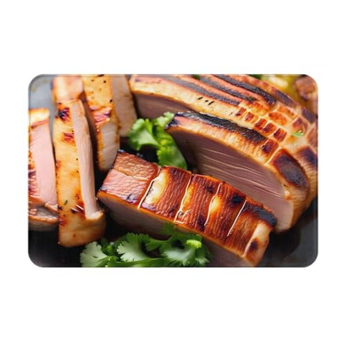 chenfandi Golden Roastfront Fußmatte, saugfähige und rutschfeste Willkommensmatte, 60 x 40 cm, für Foyer, Eingang, Schlafzimmer von chenfandi