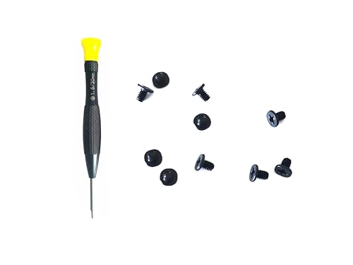 ChenGong - 10-teiliges schwarzes M2 x 3 mm Schrauben + Schraubendreher-Set, Ersatz für Laptop, PC, M.2 SSD, WLAN-Karte, Kühlventilatorschrauben, Kreuzschlitz-Flachkopf ChenGong - 10-teiliges schwarzes M2 x 3 mm Schrauben + Schraubendreher-Set, Ersatz für Laptop, PC, M.2 SSD, WLAN-Karte, Kühlventilatorschrauben, Kreuzschlitz-Flachkopf von chengong