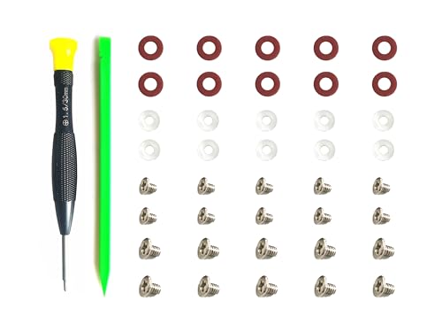 ChenGong - 42 Stück M.2 NVMe SSD Schrauben, M.2 SSD Befestigungsschrauben, Nylon-Unterlegscheibe, M3-Schrauben + Magnetschraubendreher + Kunststoff-Hebelstab-Kit für Laptop-PC-Reparatur ChenGong - 42 Stück M.2 NVMe SSD Schrauben, M.2 SSD Befestigungsschrauben, Nylon-Unterlegscheibe, M3-Schrauben + Magnetschraubendreher + Kunststoff-Hebelstab-Kit für Laptop-PC-Reparatur von chengong