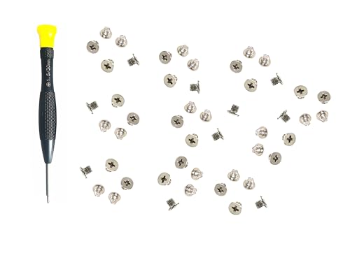 ChenGong - 50 Stück M2 x 2,5 mm SSD-Schrauben + Schraubendreher-Set, PCIe NVMe NGFF M.2 SSD Motherboard-Montageschraube, Kreuzschlitzschraube, Flachkopf, Silber ChenGong - 50 Stück M2 x 2,5 mm SSD-Schrauben + Schraubendreher-Set, PCIe NVMe NGFF M.2 SSD Motherboard-Montageschraube, Kreuzschlitzschraube, Flachkopf, Silber von chengong