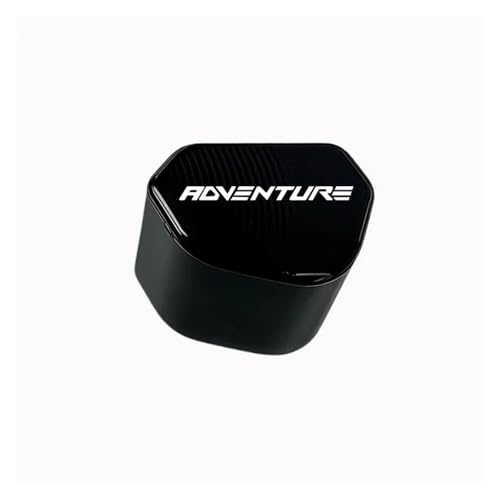 CNC-Blinkerschalterknopf Für Adventure ADV Motorrad CNC Aluminium Blinkerschalter Tastenkappen Zubehör(Black) von chennini