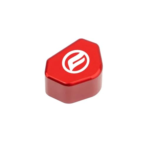 CNC-Blinkerschalterknopf Für CFMOTO CF 250NK 400NK 650GT CLX700 800NK 800MT 250SR 250SS 650TK Abnehmbare Motorrad-Blinkerkappe(Red) von chennini