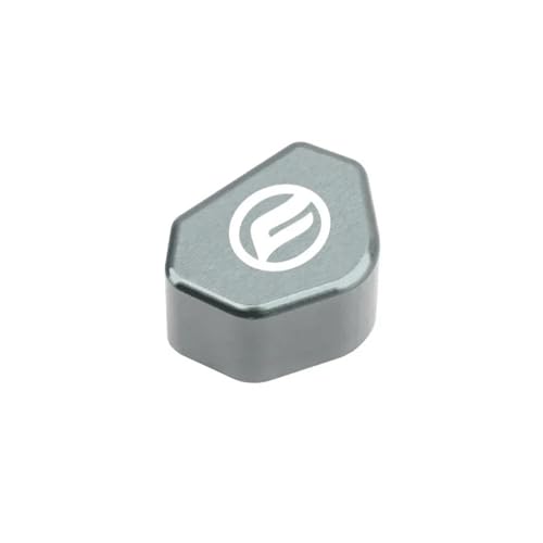 CNC-Blinkerschalterknopf Für CFMOTO CF 250NK 400NK 650GT CLX700 800NK 800MT 250SR 250SS 650TK Abnehmbare Motorrad-Blinkerkappe(Titanium) von chennini