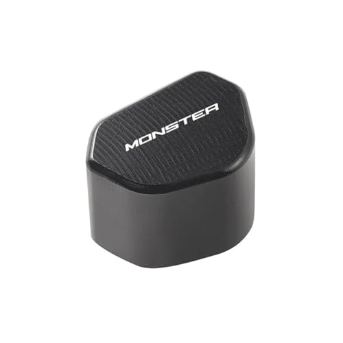 CNC-Blinkerschalterknopf Für Ducati Monster 1200 1200S 1200R 821 Motorrad CNC-Schalterknopf Blinkerschalter Tastenkappe(Black) von chennini