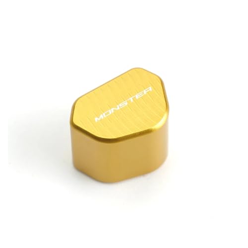 CNC-Blinkerschalterknopf Für Ducati Monster 696 795 796 797 821 937 S2R 800 Zubehör CNC-Blinkerschalter-Schlüsselkappe(Yellow) von chennini