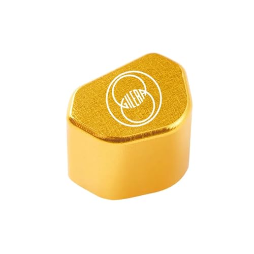 CNC-Blinkerschalterknopf Für Gilera GP800 GP 800 Fuoco Nexus 500 Runner 50 125 200 Motorrad CNC-Blinkerschalter(Yellow) von chennini